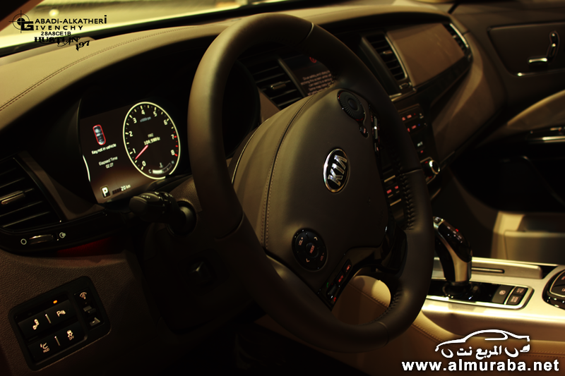كيا كوريس 2014 تقوم بإضافة محرك V8 وتضيف تطويرات تقنية جديدة Kia Quoris 76