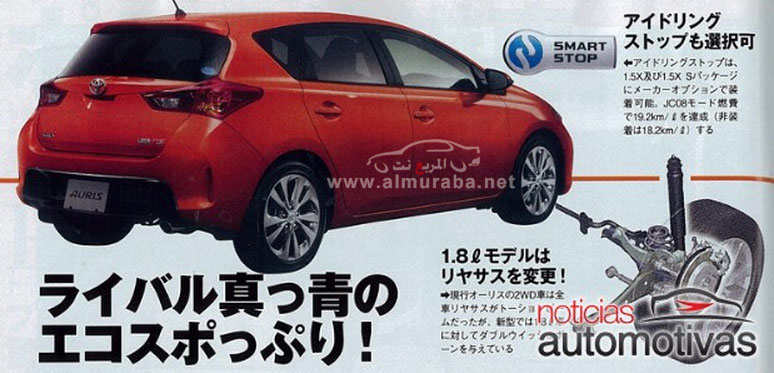 تويوتا اوريس 2013 الجديدة صور مسربه من الكتالوج الرسمي للسيارة Toyota Auris 2013 22