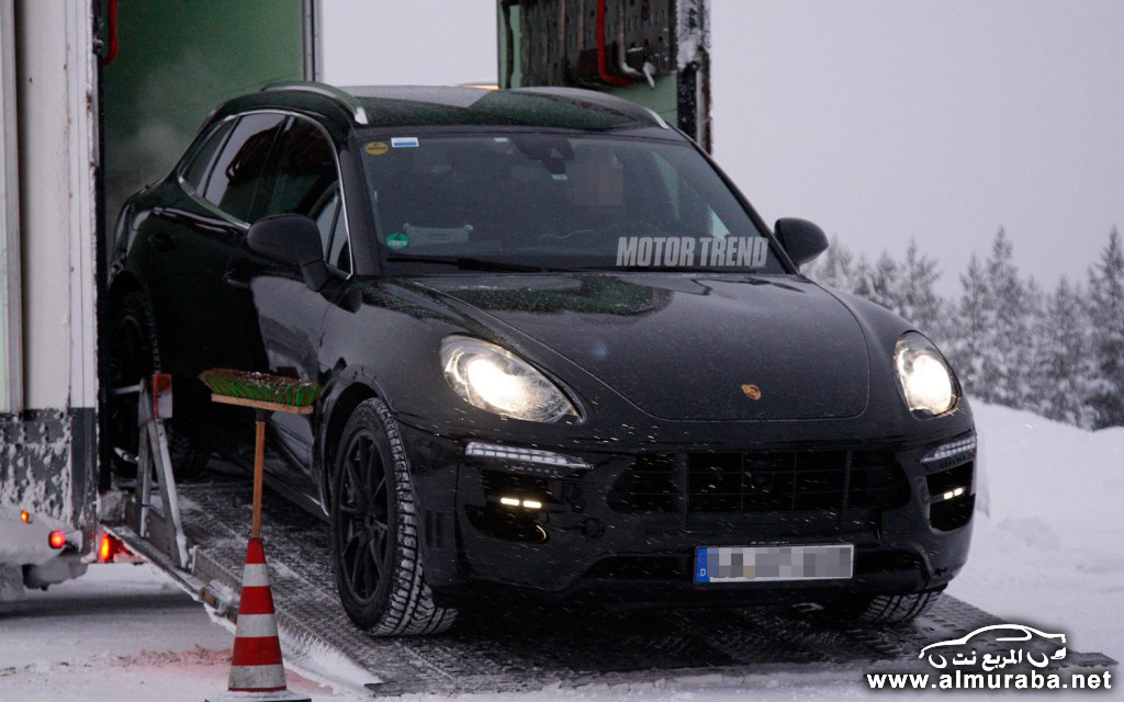 بورش ماكان 2014 تظهر من جديد في غطائها الاسود Porsche Macan 2014 22