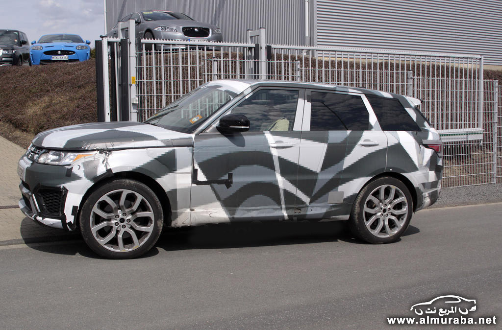 التقاط صور تجسسية جديدة لسيارة لاند روفر رنج روفر سبورت ار 2015 الجديدة Range Rover 14