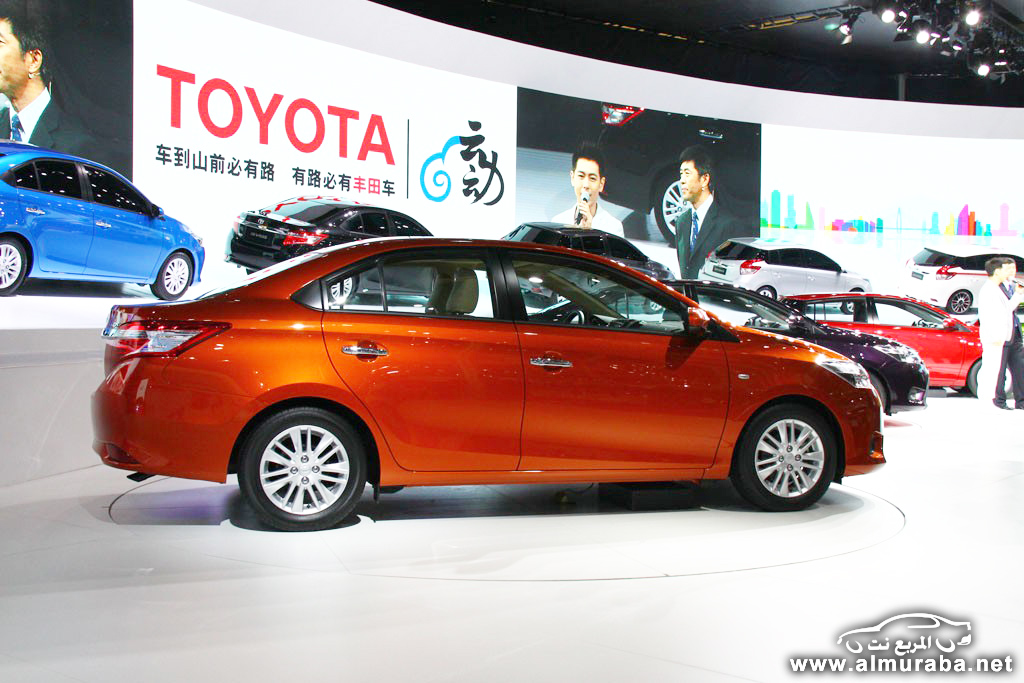 تويوتا يارس 2014 تدشن نفسها في معرض شنغهاي بالصين بأسم "فيوس" Toyota Yaris 2