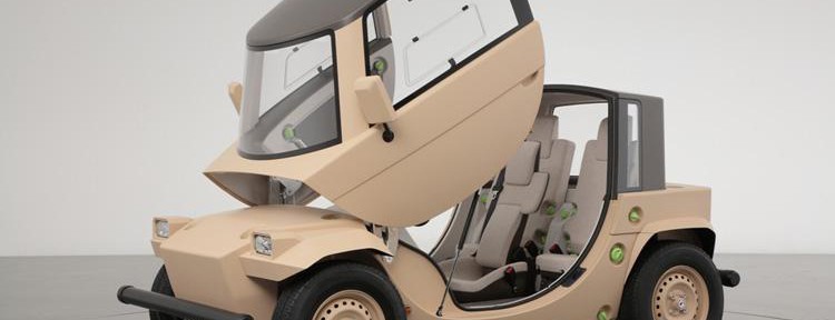 تويوتا تنتج سيارة للأطفال بمواصفات عالية لتمكين الاباء من تعليم اطفالهم سواقة السيارات Toyota Camatte 1