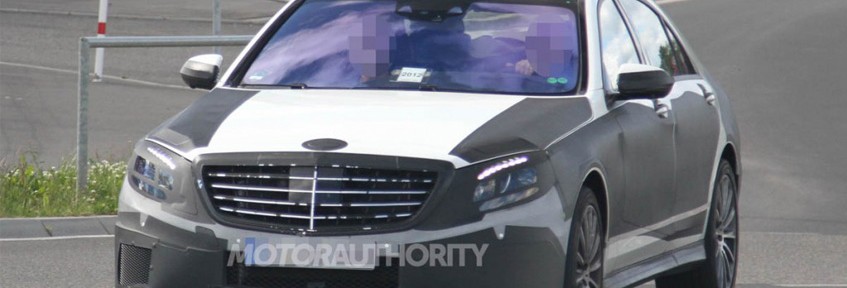مرسيدس بانوراما 2014 اس كلاس الجديدة في اول صور تجسسية من الداخل والخارج Mercedes 2014 1