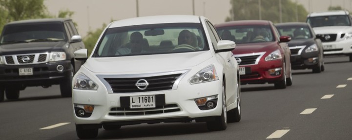 نيسان التيما 2013 الجديدة كلياً تسير في شوارع مدينة دبي لأختبارها بالصور Nissan Altima 2013 1