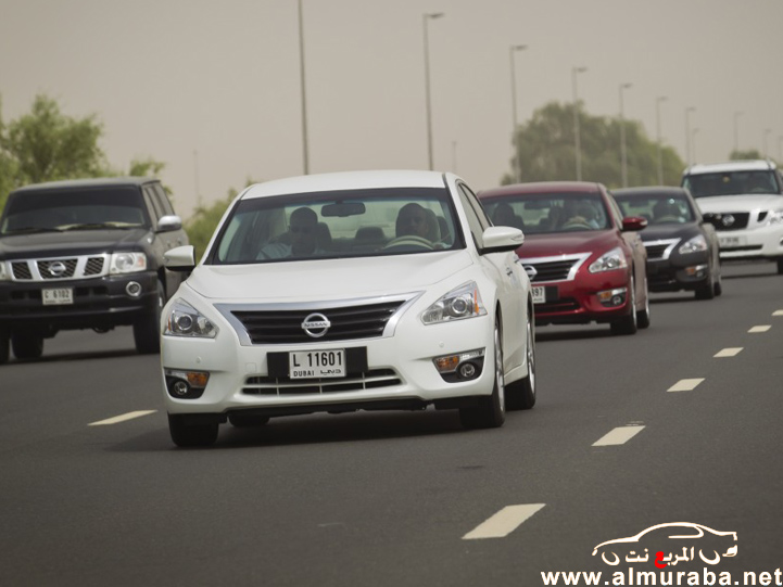 نيسان التيما 2013 الجديدة كلياً تسير في شوارع مدينة دبي لأختبارها بالصور Nissan Altima 2013
