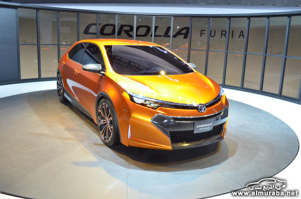 تويوتا فوريا كورولا 2014 بالشكل الجديد للجيل القادم صور حصرية من المعرض Toyota Corolla Furia 4