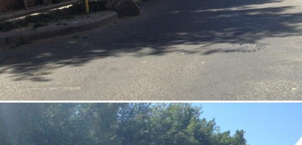 بالصور سيارة “الدفاع المدني” تنوب عن الأمانة في قص أشجار منزل محافظ الطائف!