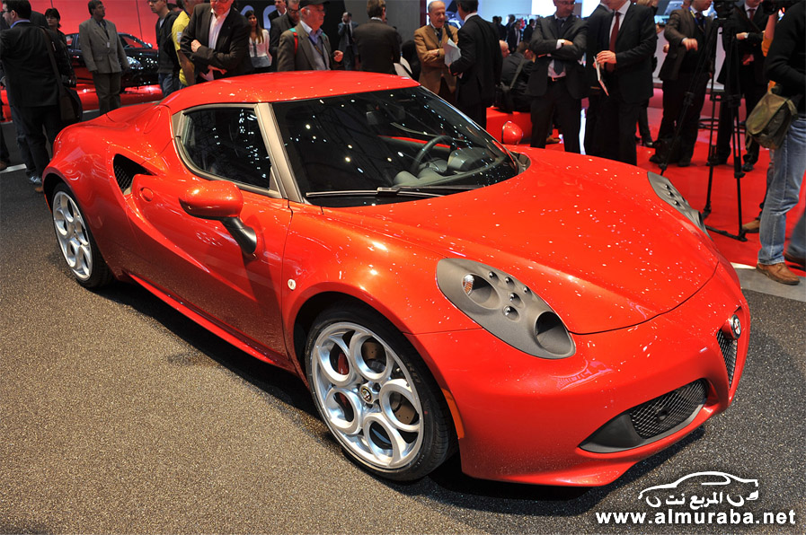 الفا روميو 2014 تحتفل بمعرض جنيف بإطلاق موديل فور سي الجديد Alfa Romeo 4c
