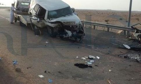 "بالصور" مطاردة أمنية في مدينة الرياض تتسبب في وفاة 3 بينهم امرأة وإصابة 6 اشخاص 1