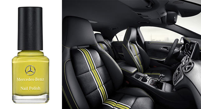 حزمة اكسسوارات شاملة لسيارة مرسيدس سي ال ايه تتضمن "طلاء اظافر"! Mercedes CLA 8