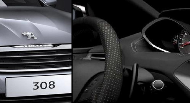 الصور الرسمية الأولى للسيارة المجددة كلياً بيجو 308 هاتشباك 2014 Peugeot 308
