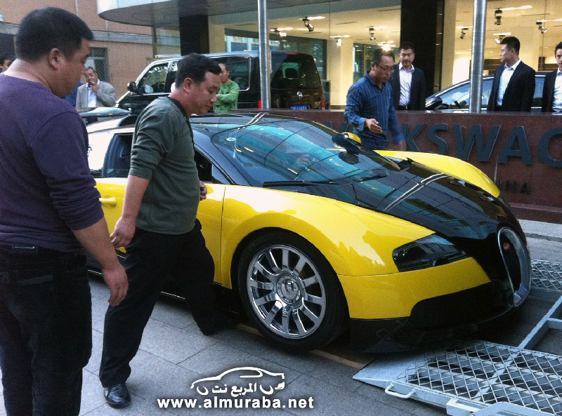 بوجاتي فيرون باللون الأصفر في الصين تم بيعها بسعر 14 مليون ريال “بالصور” Bugatti Veyron