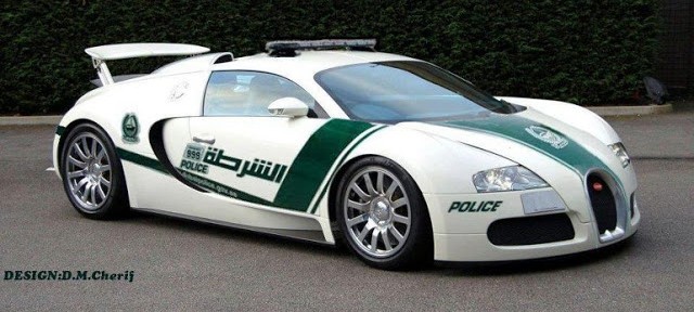 "بالصور" شرطة دبي ستضم بوجاتي فيرون لأسطول سياراتها الفاخرة Dubai Police 1
