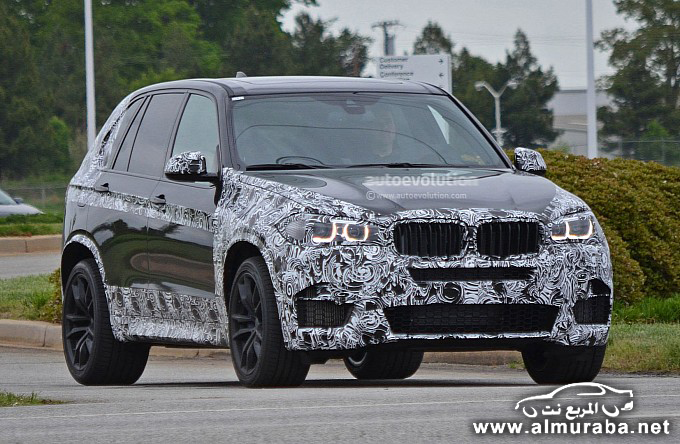 بي ام دبليو اكس فايف 2014 تظهر في أول صور تجسسية لها BMW X5 F15 M 2014