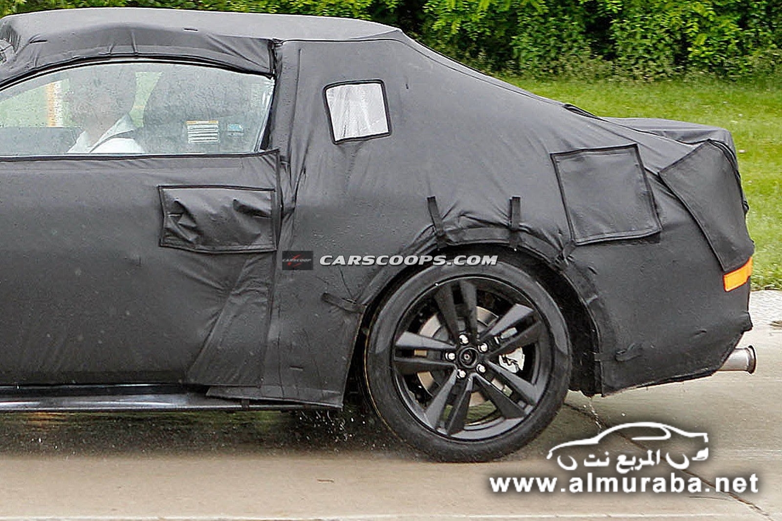 التقاط اول صور لسيارة فورد موستنج 2015 الجديدة كلياً خلال اختبارها Mustang 2015 7