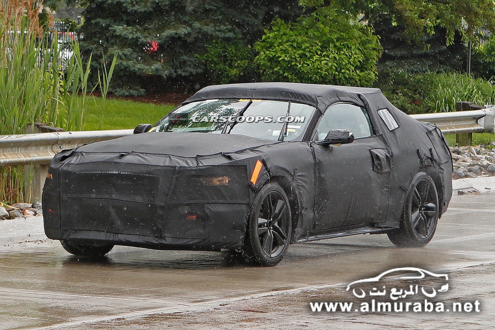 التقاط اول صور لسيارة فورد موستنج 2015 الجديدة كلياً خلال اختبارها Mustang 2015 4