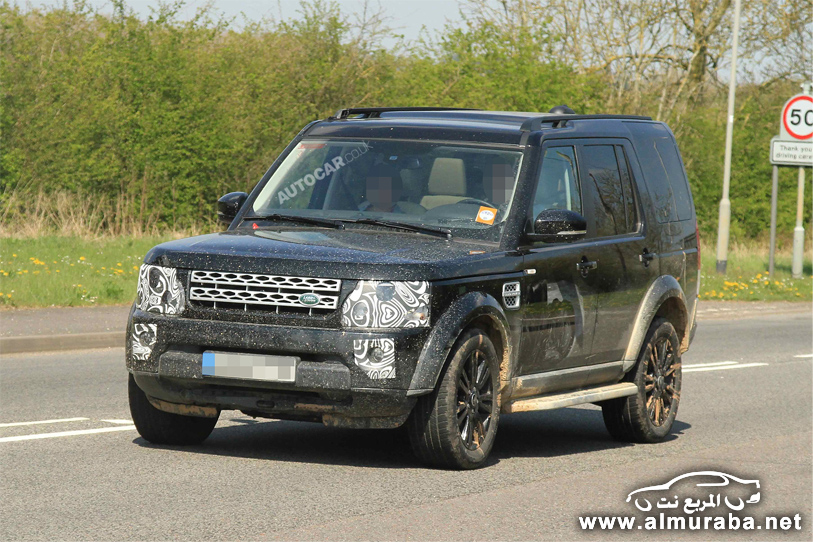 التقاط اول صور تجسسية لسيارة لاند روفر ديسكفري 2014 الجديدة Land Rover Discovery