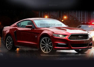 فورد موستنج 2015 الكوبية الجديدة كلياً تظهر بشكل واضح جداً Ford Mustang 7