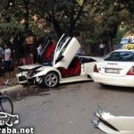 حادث سير لسيارة لامبورغيني مورسيلاغو 2