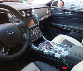 “بالصور” ظهور داخلية فورد تورس 2016 لأول مرة خلال اختباراتها Ford Taurus