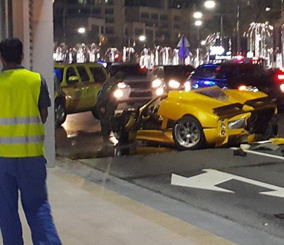 “بالفيديو” تحطم سيارة باجاني زوندا في مدينة دبي بعد يوم من وصولها بسعر 3 مليون ريال