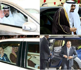 "بالصور" شاهد سيارات الرؤساء والملوك الخليجيين والعرب وهم يقودونها 1