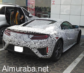 رصد اكورا ان اس اكس 2017 أثناء إختبارها في مدينة دبي قبل الكشف عنها Acura NSX