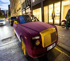 “صور وفيديو” شاهد أغرب سيارة رولز رويس فانتوم في العالم قد تراها تتواجد بمدينة لندن