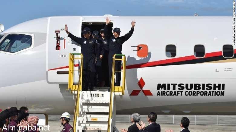 “بالصور” ميتسوبيشي تطلق أول طائرة تجارية يابانية منذ 50 عاماً