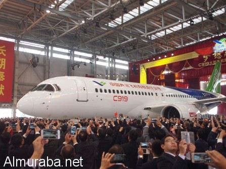 “فيديو” الصين تدشن أول طائرة ركاب تم صنعها محلياً من طراز C919