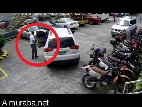 “فيديو” سائق ميتسوبيشي في الفلبين يحطم السيارة أثناء محاولة إيقافها بشكل غريب!