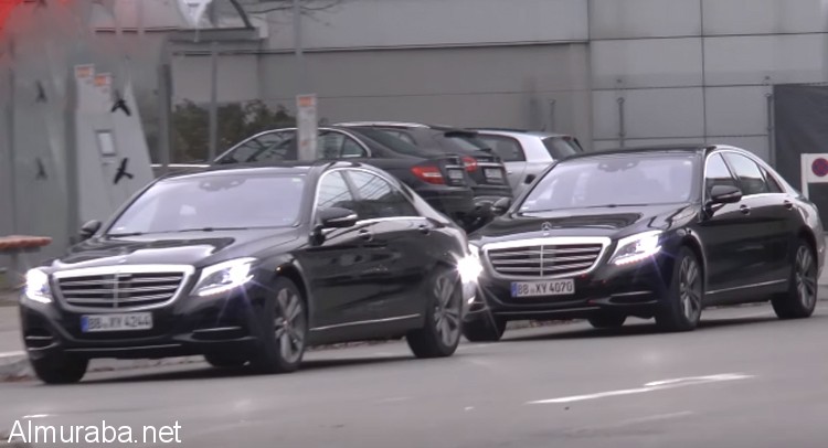 مرسيدس اس كلاس 2016 بالتطويرات الجديدة تظهر من أمام المصنع في المانيا Mercedes S-Class