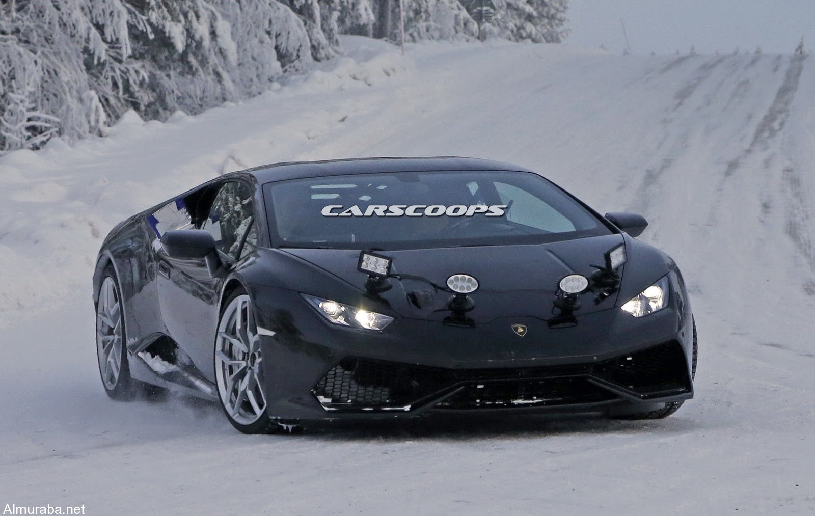 "صور تجسسية" لسيارة لامبورجيني هوراكان القادمة Lamborghini 4