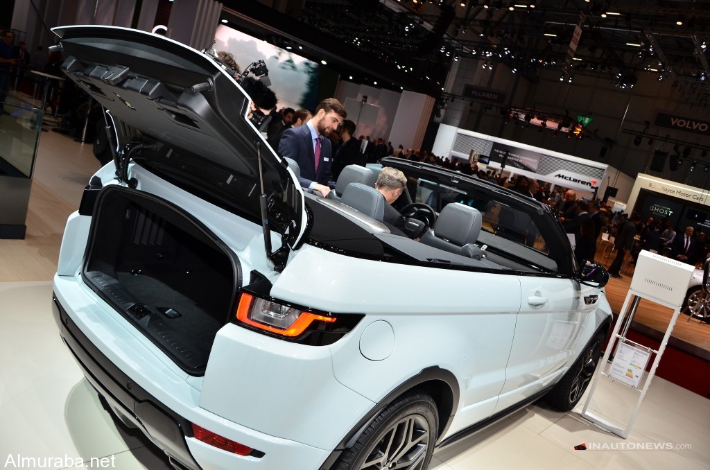 إطلاق طراز السقف المتحرك لسيارة "رينج روفر" إيفوك بمعرض سيارات جنيف Range Rover 2017 8