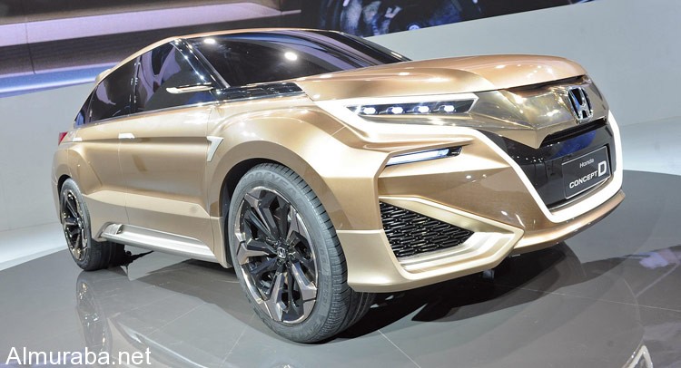“هوندا” ستطلق سيارة SUV تحت اسم UR-V مبنية على نموذج عرض “D” لسوق الصين Honda 2017