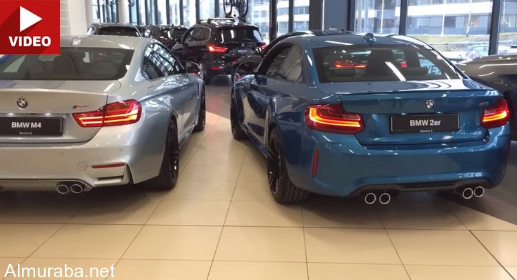 مقارنة بين صوت عادم سيارة “بي إم دبليو” M2 وسيارة BMW 2017 M4