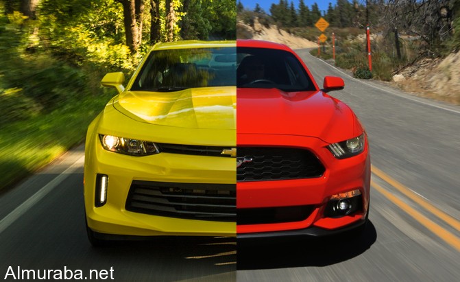 “استطلاع” أي السيارتين تفضل فورد موستانج أم شيفروليه كامارو Ford Vs Chevrolet 2016