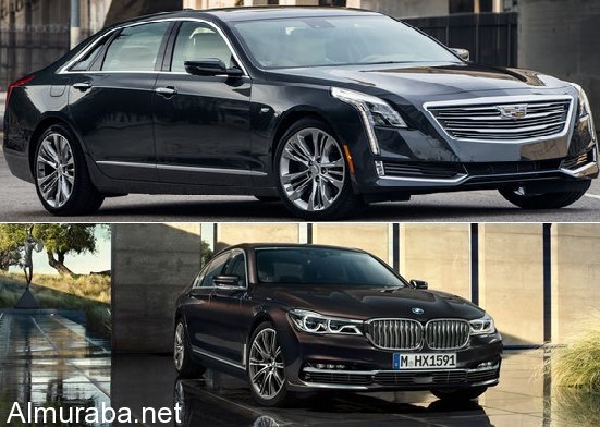 “استطلاع” أي السيارتين تفضل؟ “كاديلاك” CT6 أم “بي إم دبليو” الفئة السابعة Cadillac Vs BMW 2016 1