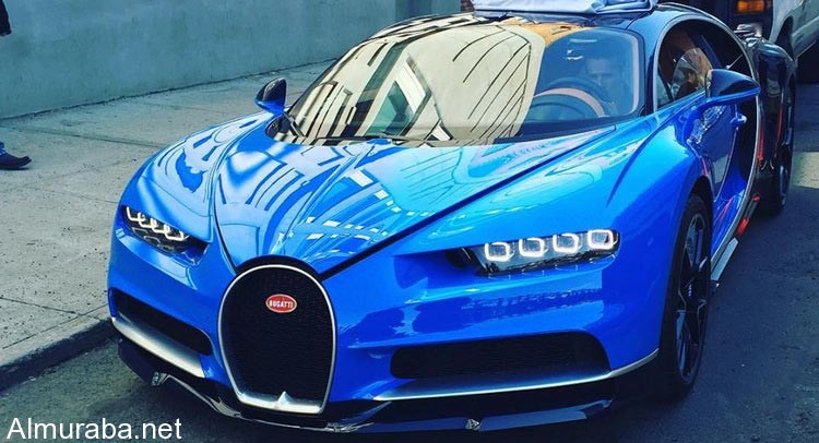 رصد السيارة الخارقة "بوجاتي" تشيرون الجديدة بشوارع نيويورك Bugatti 1