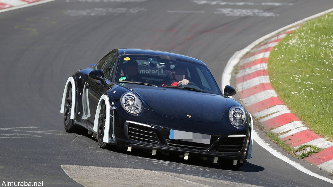 الجيل القادم من "بورش" 911 يصل إلى حلبة نوربورغرينغ لإجراء اختبارات عليه Porsche 10
