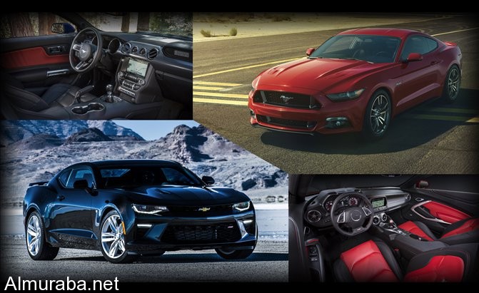 “استطلاع” أي السيارتين تفضل؟ “فورد” موستانج GT أم “شيفروليه” كمارو Ford Vs Chevrolet 2016 SS