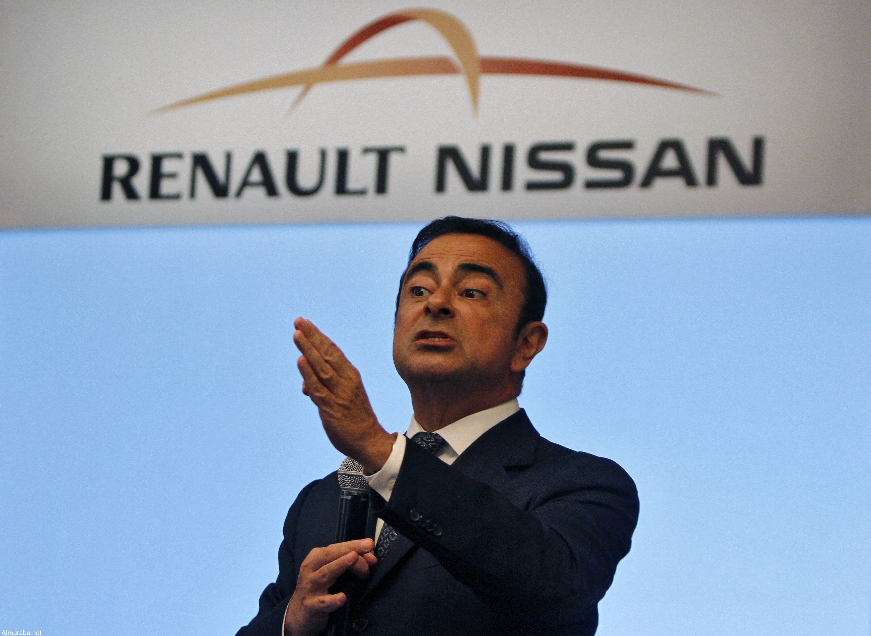 Carlos Ghosn, chairman and CEO of the Renault-Nissan Alliance, gestures as he speaks at a news conference in Chennai