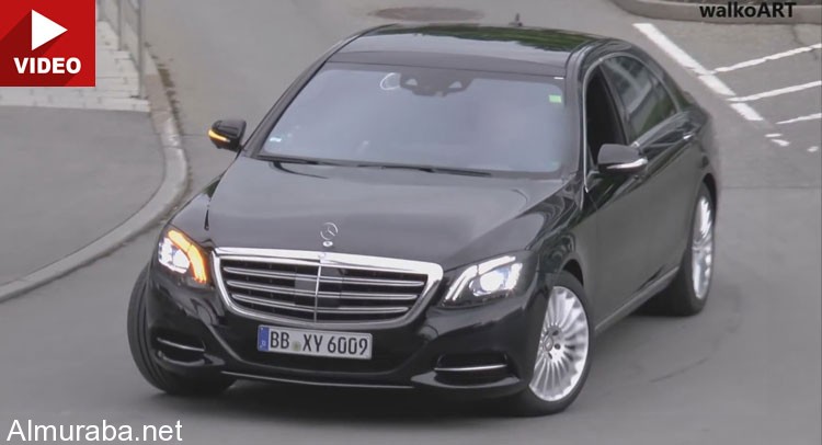 “فيديو تجسسي” فيس ليفت “مرسيدس بنز” S-Class 2017 بدون تمويه Mercedes-Benz