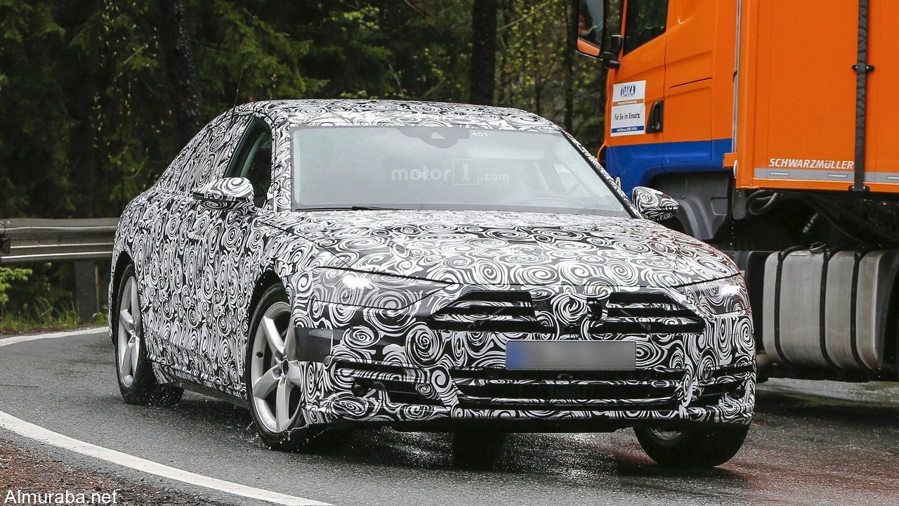“صور تجسسية” لنسخة إنتاجية من “أودي” A8 موديل 2018 للمرة الأولى Audi