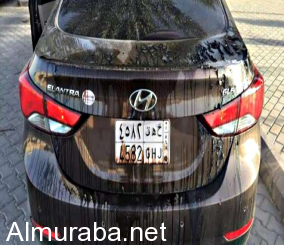 “بالصور“ أمن الرياض يبحث عن جان سكب مادة “الآسيد” الكيميائي على مركبة مواطن 1