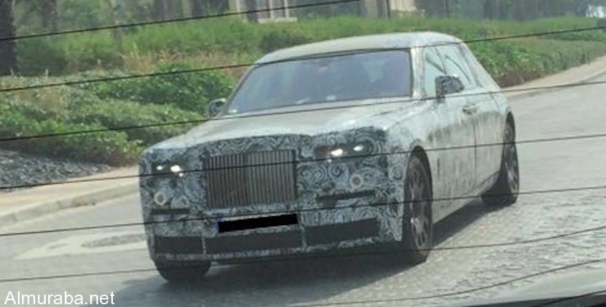 “صور تجسسية” لرولز رويس فانتوم الجيل القادم 2018 أثناء اختبارها في دبي Rolls Royce Phantom