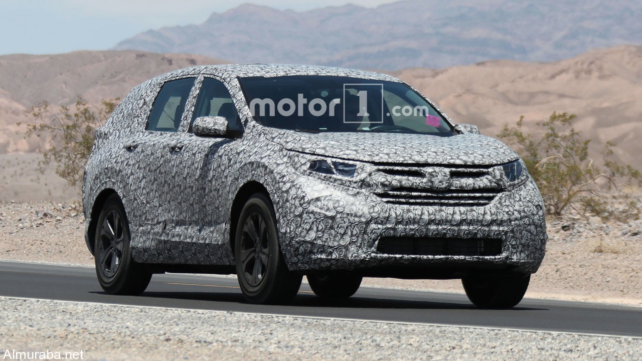 “صور تجسسية” لهوندا CR-V موديل 2018 أثناء اختبارها في الصحراء Honda