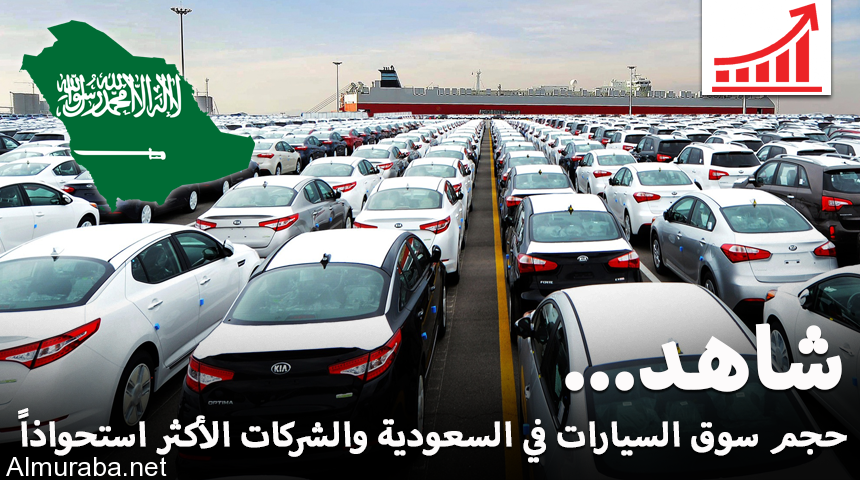 “تقرير مصور” شاهد حجم سوق السيارات في السعودية عام 2015 والشركات الأكثر استحواذاً