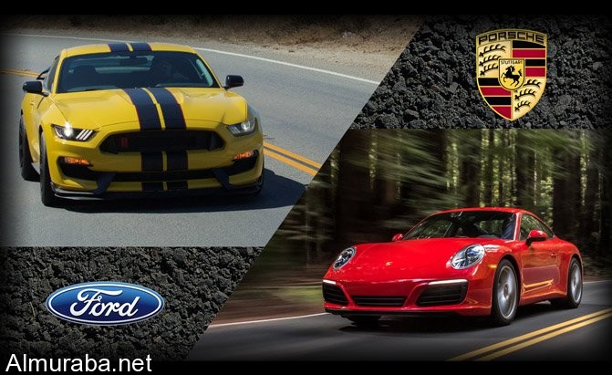 “استطلاع رأي” أيهما تفضل، بورش 911 كاريرا أم فورد موستانج شيلبي GT350؟ Porsche vs. Ford