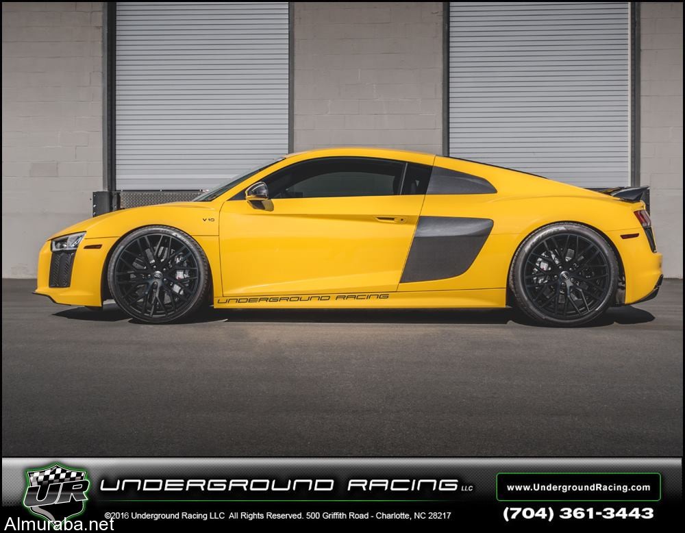 شركة Underground Racing للتحسين ترفع من قوة أودي R8 بلس إلى 2،200 حصان